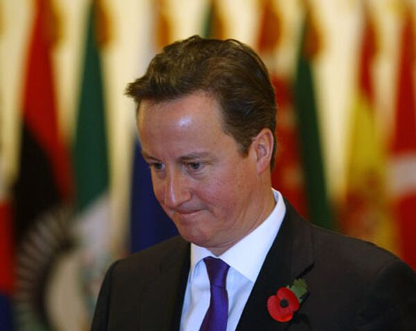 премьер-министр Великобритании Дэвид Кэмерон во время саммита Большой двадцатки в Сеуле