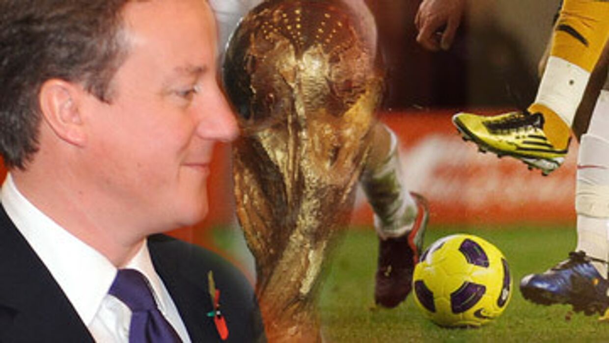 Дэвид Кэмерон намерен лично поддержать заявку Англии на проведение ЧМ по футболу