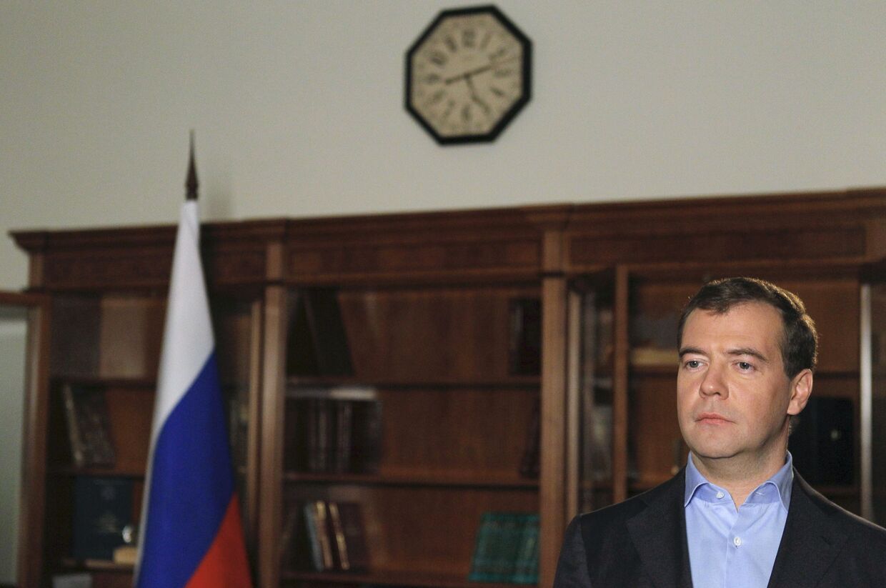 Запись в блоге Дмитрия Медведева посвящена развитию российской политической системы