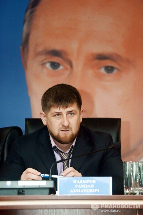 Р.Кадыров на заседании в Грозном