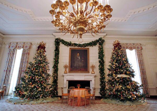 Рождественское убранство Белого дома