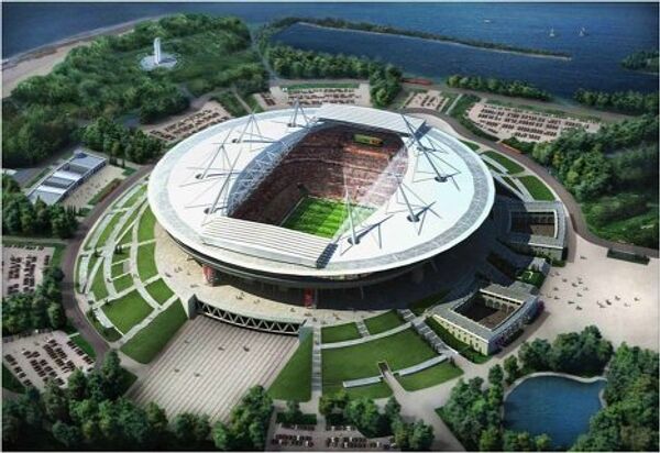 Стадион в Санкт-Петербурге будет готов в 2013 году