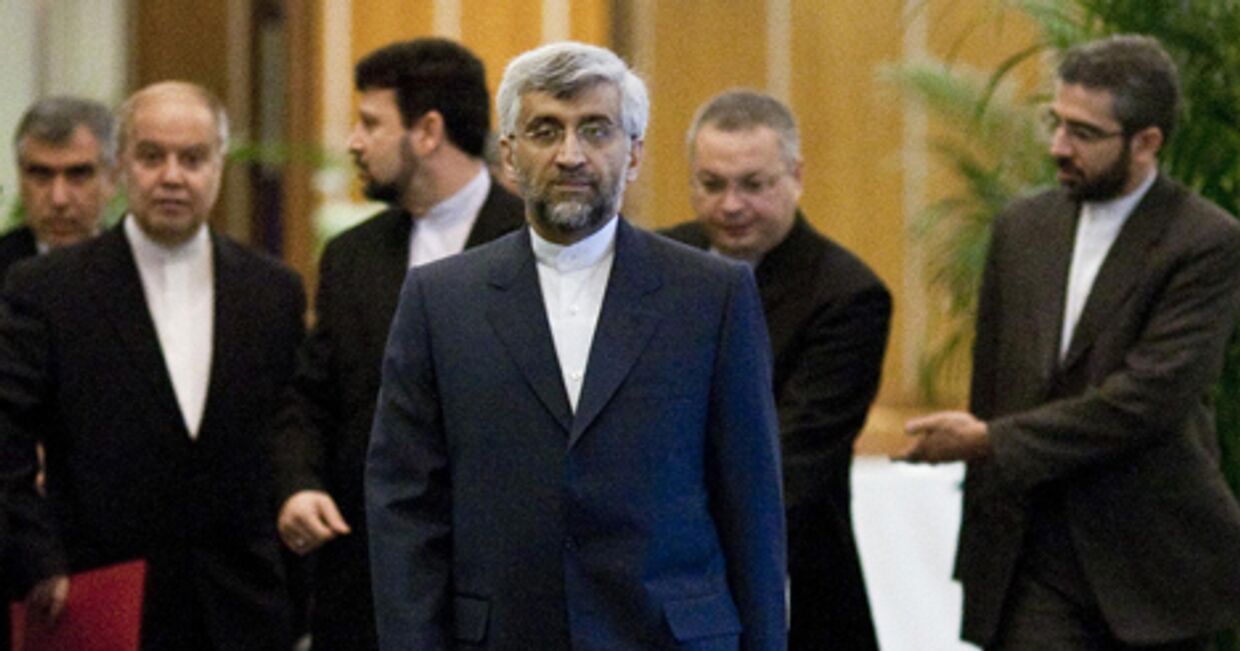 Глава иранской делегации Саид Джалили на переговораж в Женеве по поводу ядерной программы Ирана