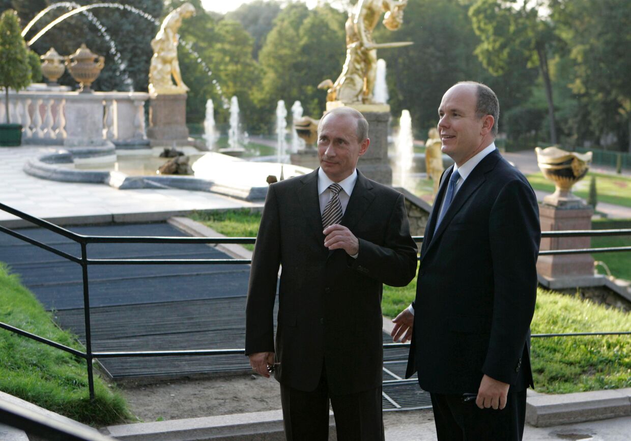 Поездка президента РФ В.Путина в Санкт-Петербург