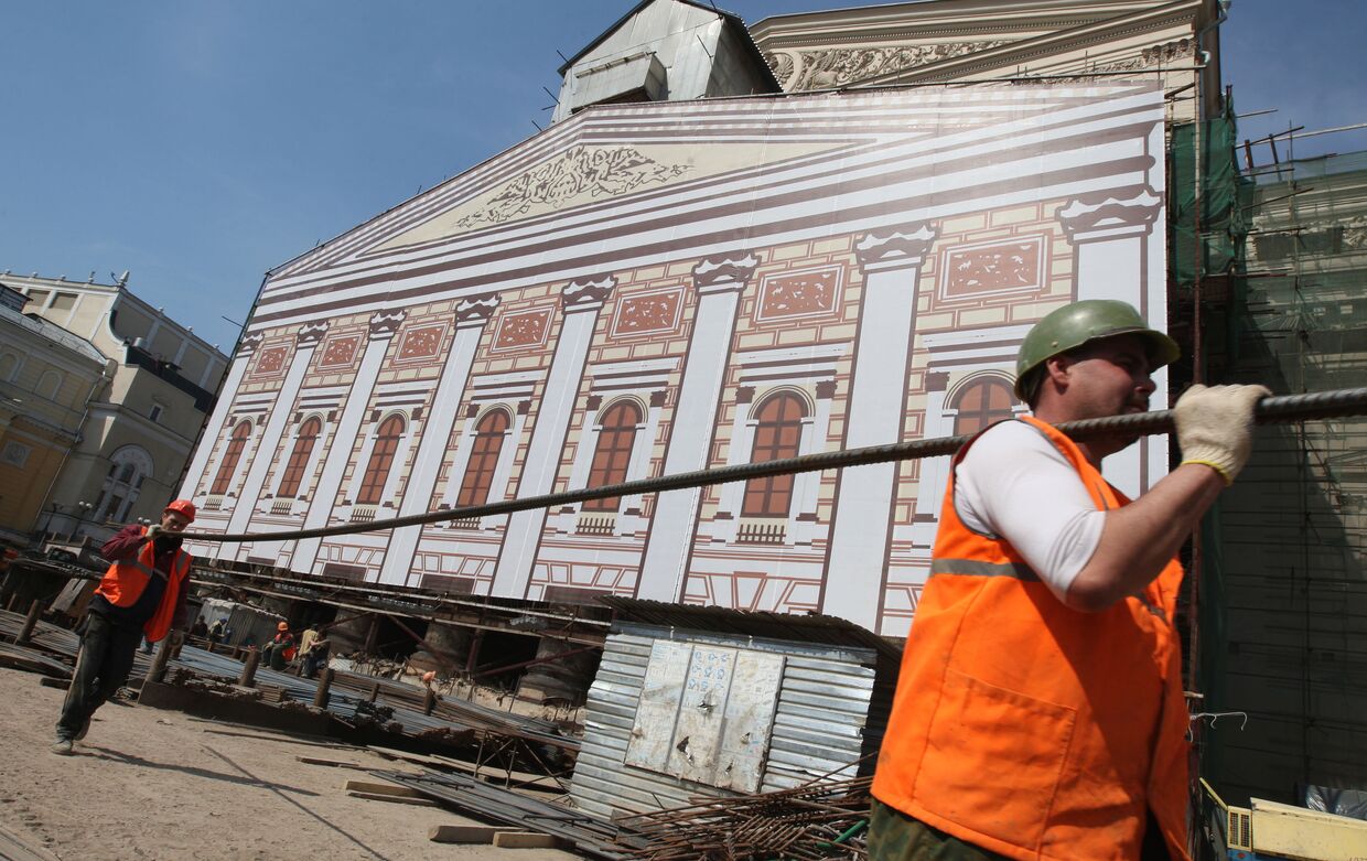 Реконструкция и реставрация здания Большого театра