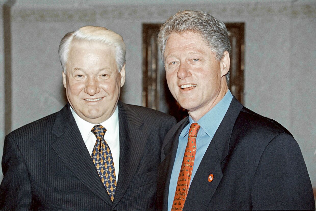 Встреча Б.Ельцина и Б.Клинтона в Бирмингеме