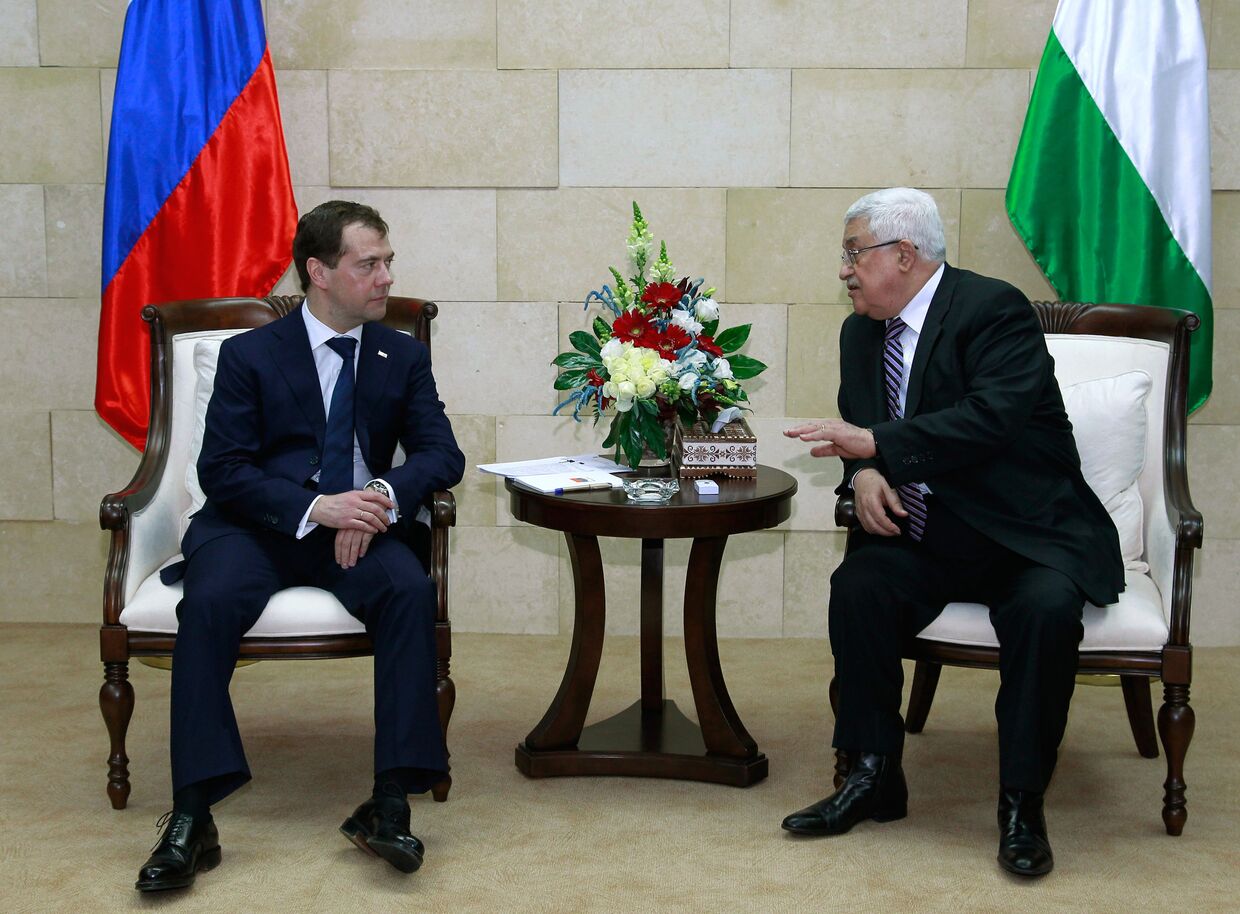 Встреча Дмитрия Медведева и Махмуда Аббаса