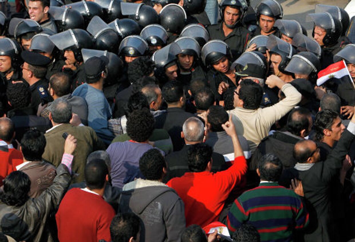 Беспорядки в центре Каира