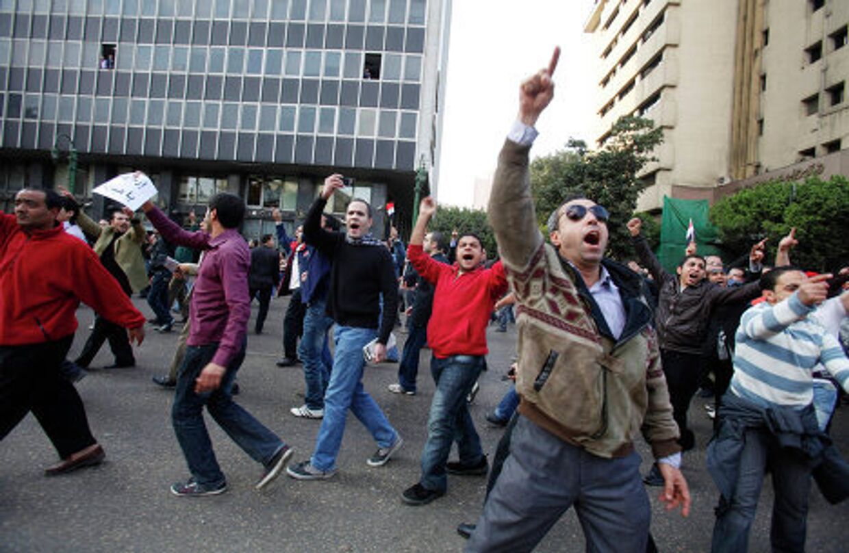 Беспорядки в центре Каира