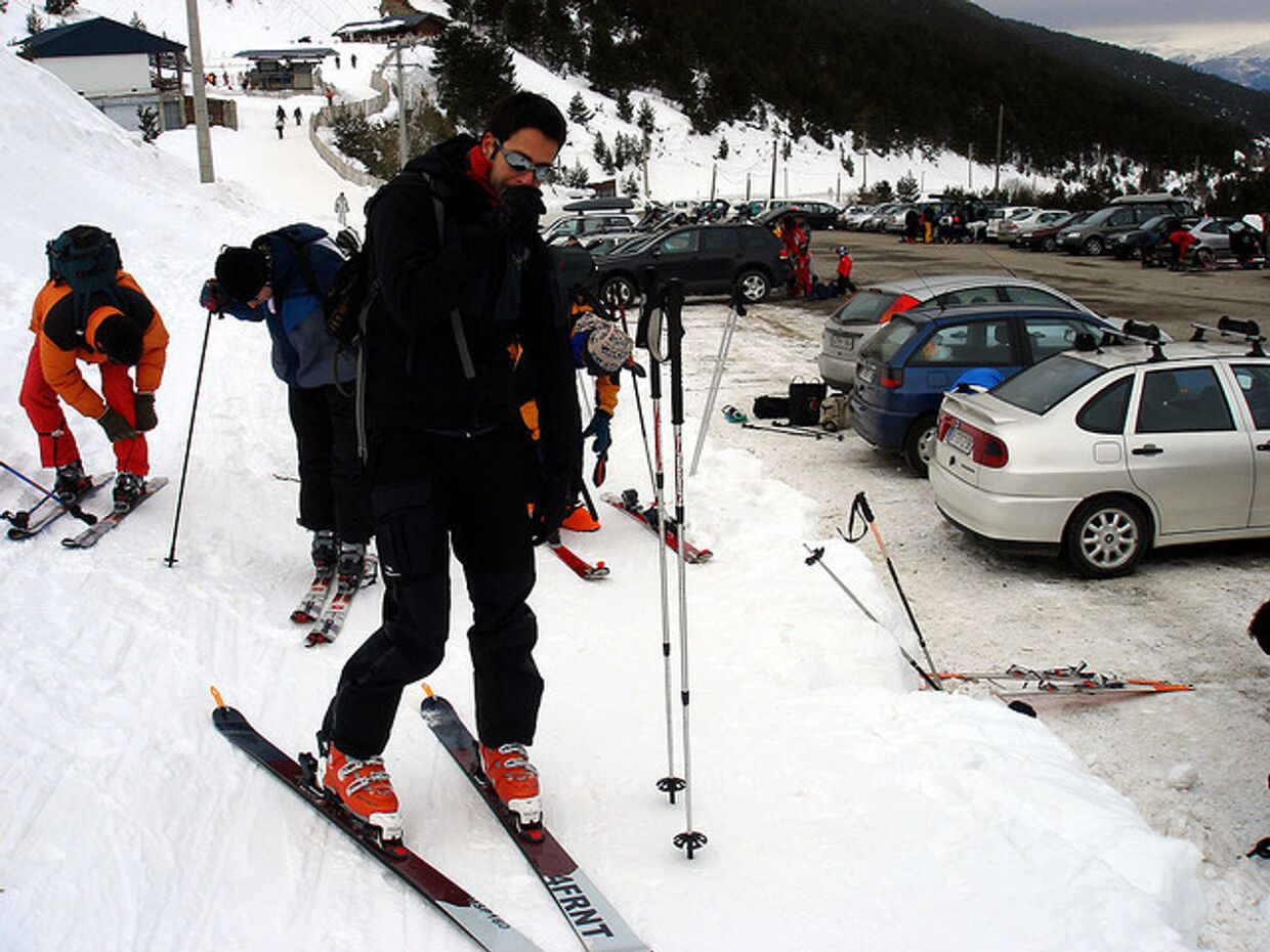 инструкторы на горнолыжных курортах Франции