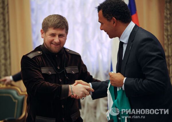 Встреча главы Чеченской Республики Рамзана Кадырова с Рудом Гуллитом