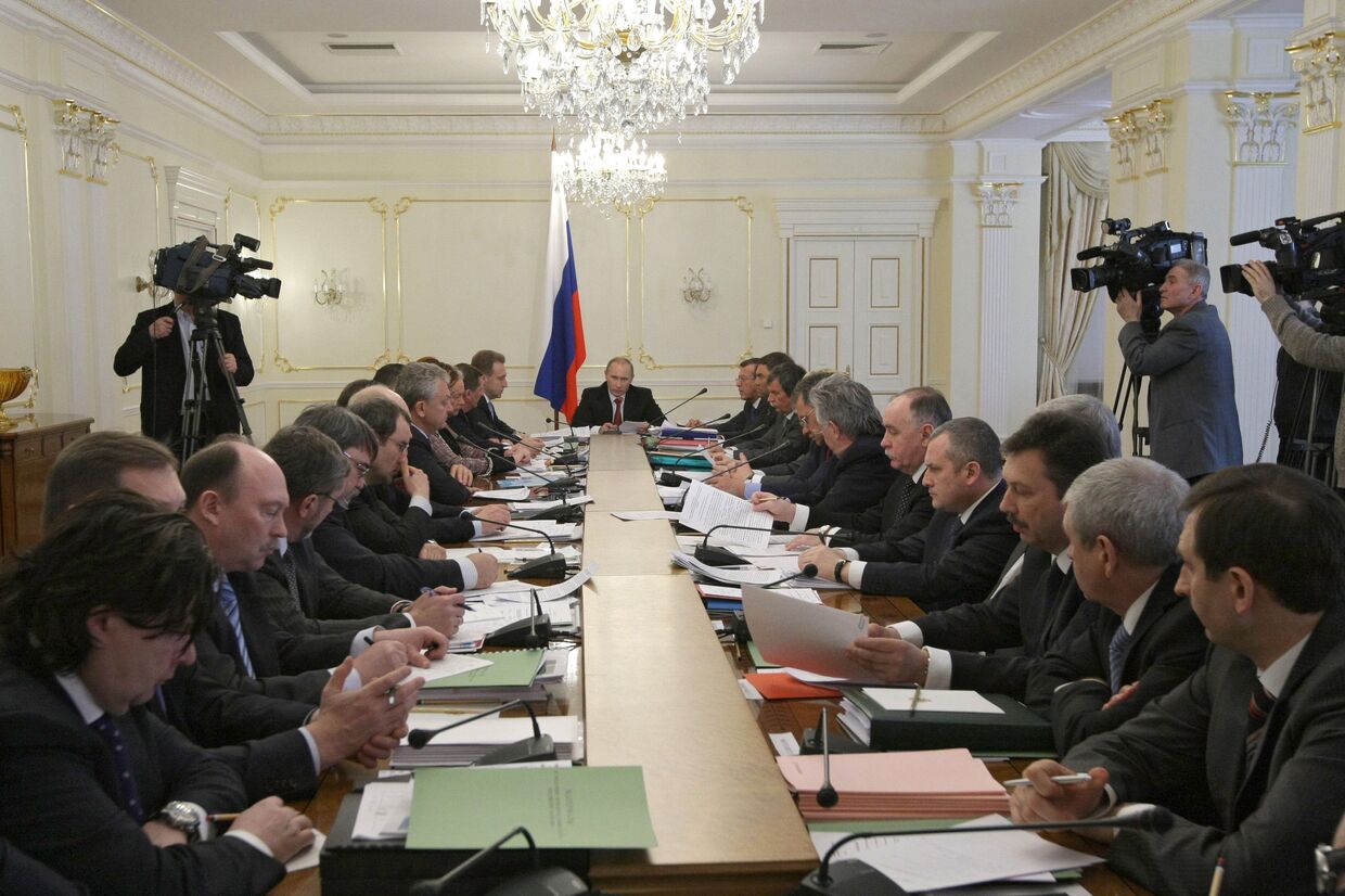 Заседание президиума правительства РФ 17 февраля