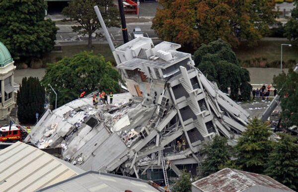 Ликвидация последствий мощного землетрясения в Новой Зеландии