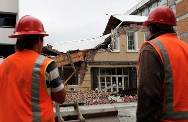 Ликвидация последствий мощного землетрясения в Новой Зеландии
