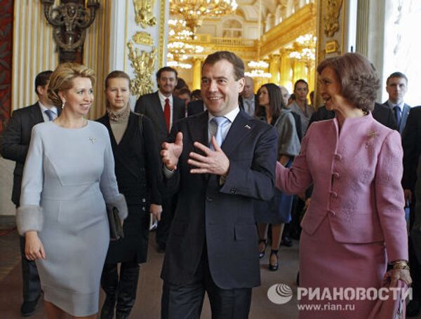 Президент РФ и король Испании объявили об открытии Года Испании в России