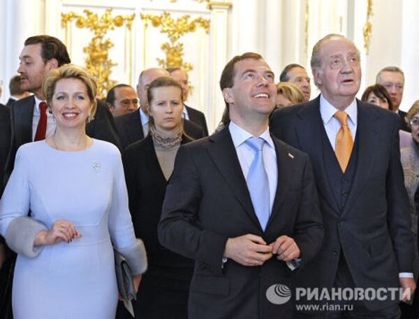 Президент РФ и король Испании объявили об открытии Года Испании в России