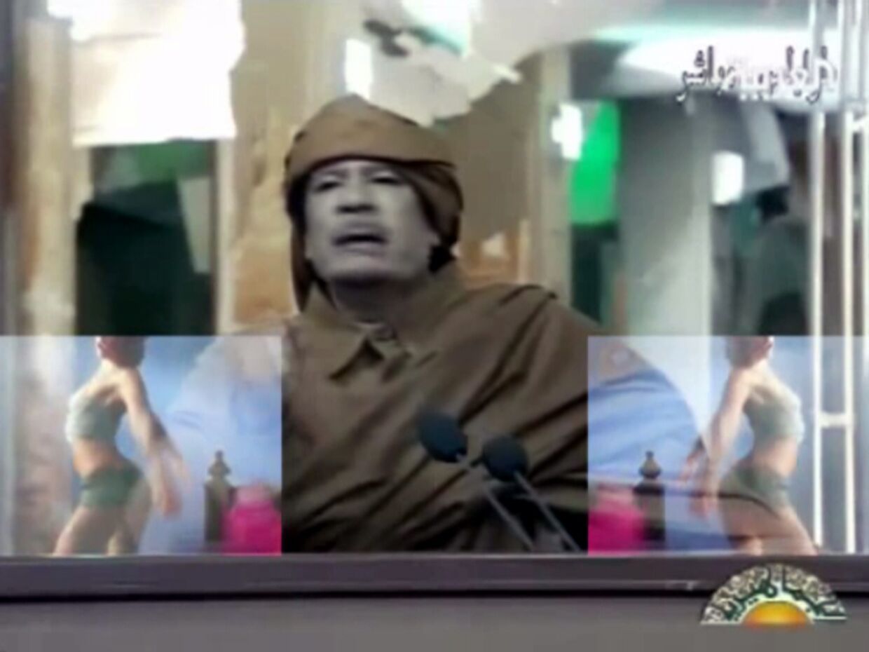 ИноСМИ__Каддафи-израильский клип