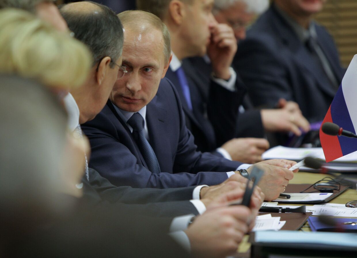 Владимир Путин принял участие в пленарном заседании Правительство РФ - Еврокомиссия