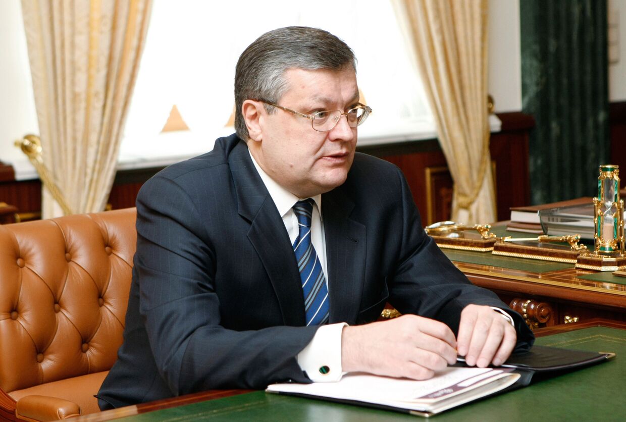Константин Грищенко на встрече с президентом Украины Виктором Януковичем