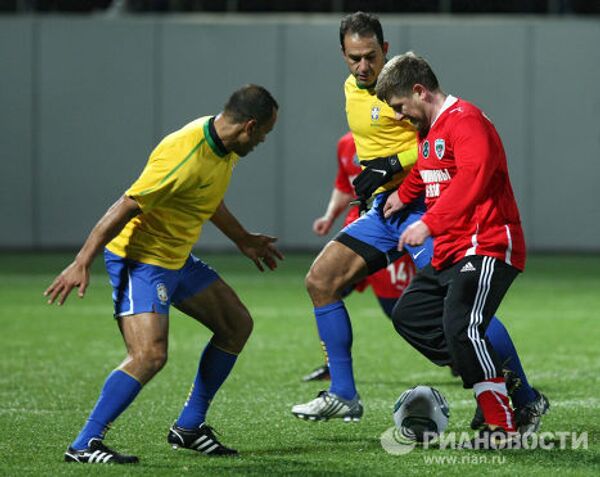 Футбол. Матч сборной ветеранов Бразилии против команды Рамзана Кадырова - 6:4