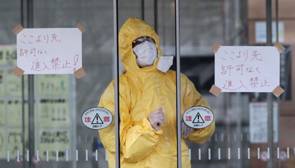 изолятор для людей, находившихся в радиусе радиактивного поражения после взрува на аэс фукусима