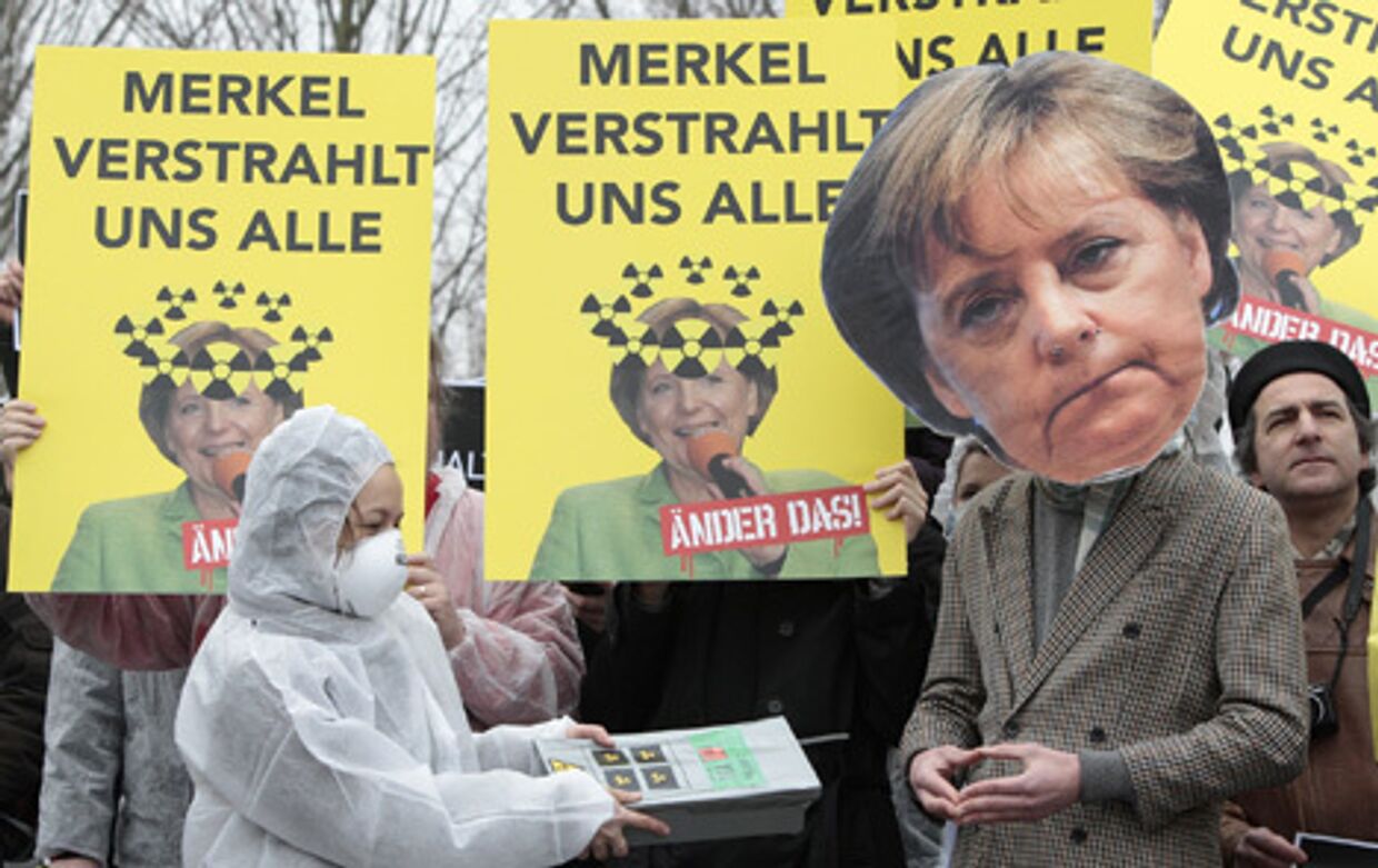 Ангела Меркель ввела трехмесячный мораторий на продление срока эксплуатации немецких АЭС