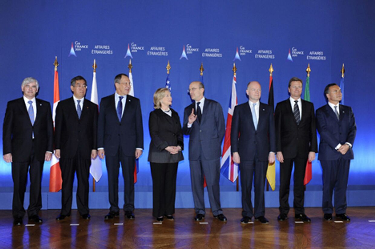 двухдневная встреча министров иностранных дел «Большой восьмерки» в Париже