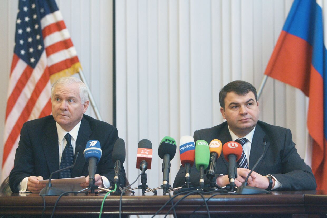 Пресс-конференция министров обороны России и США