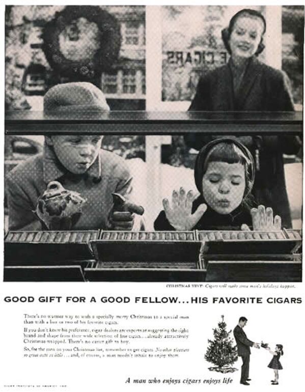 Реклама сигарет 50х годов
