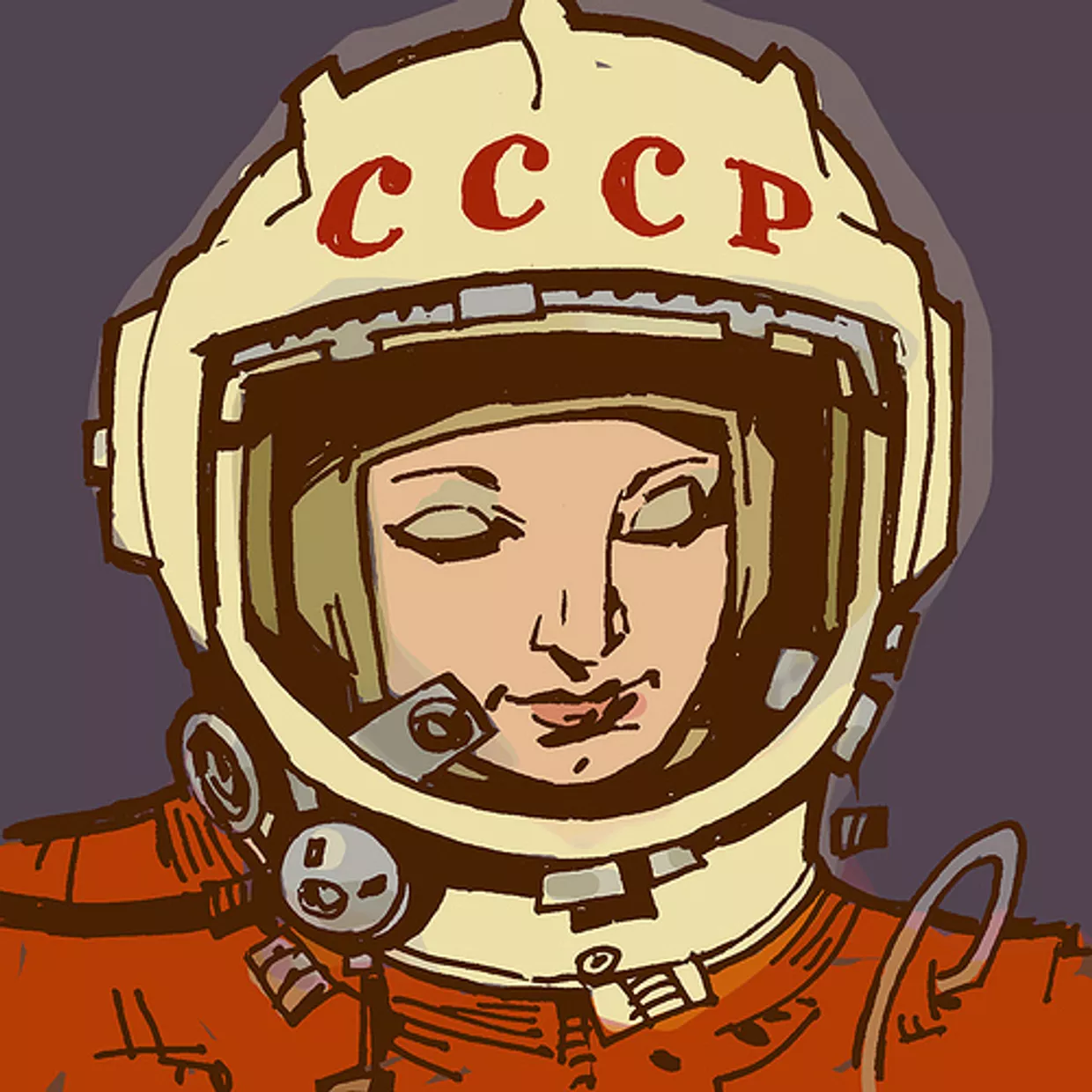 Портрет Валентины Терешковой