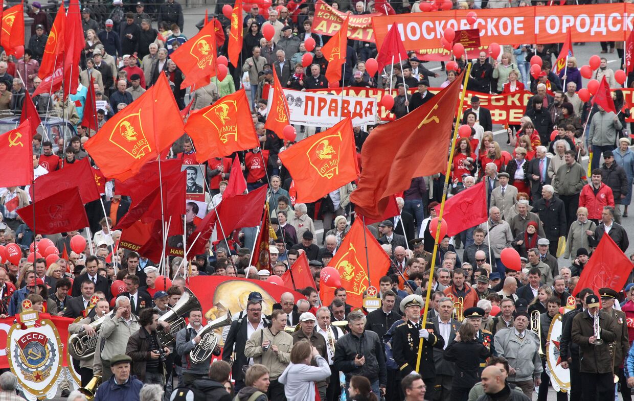 Первомайские демонстрации в Москве