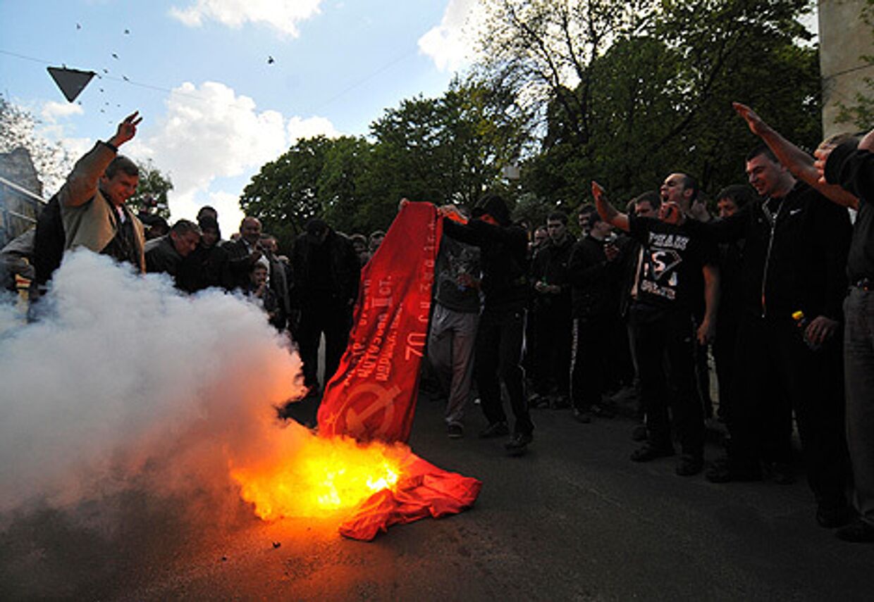 9 мая во Львове произошли беспорядки и столкновения