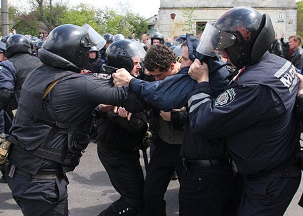 9 мая во Львове произошли беспорядки и столкновения