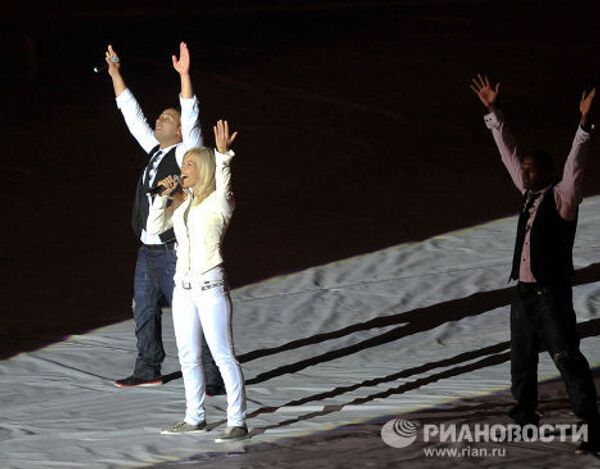 Концерт в честь открытия спортивного комплекса имени Ахмат-Хаджи Кадырова в Грозном