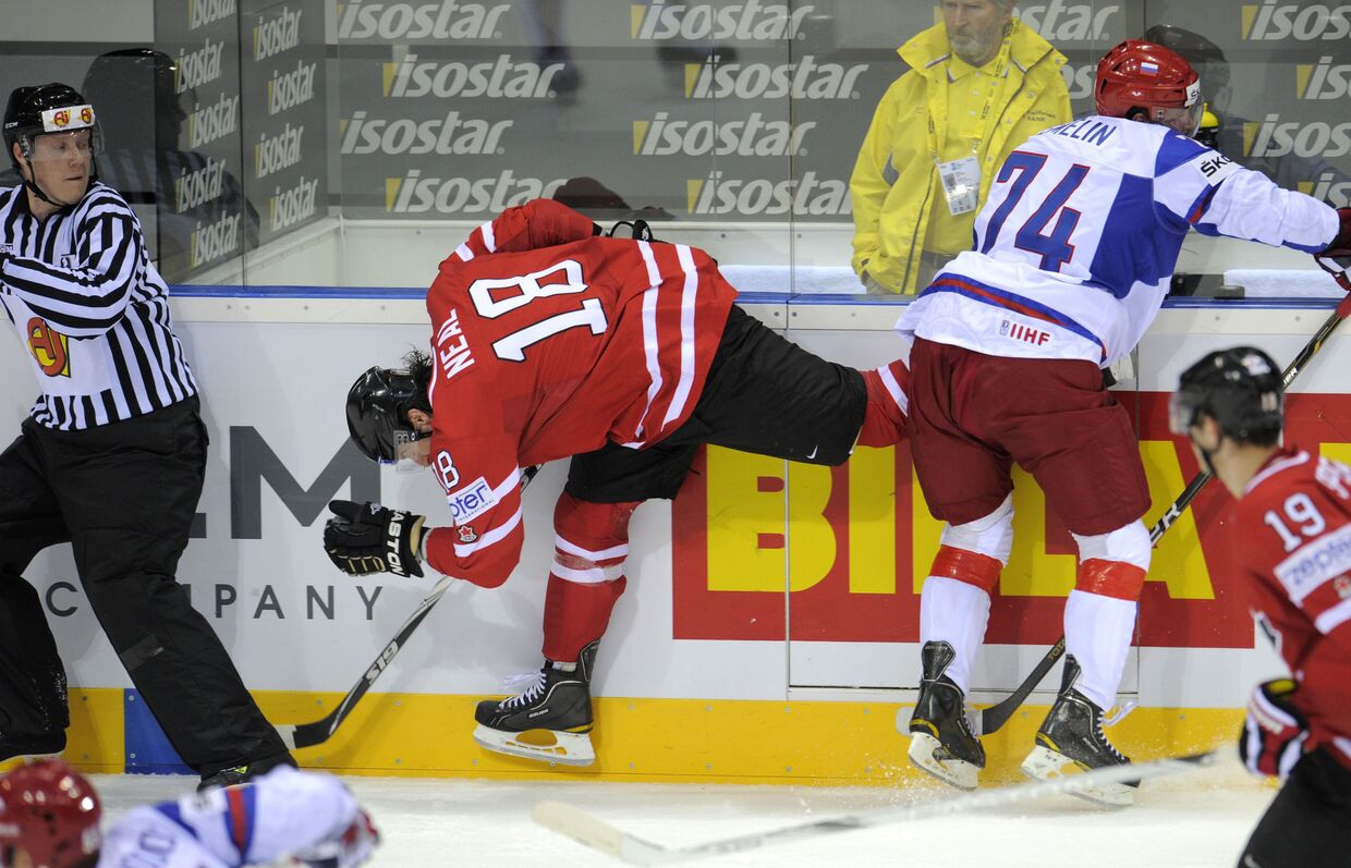 Хоккей. Чемпионат мира. Матч Россия - Канада 2:1