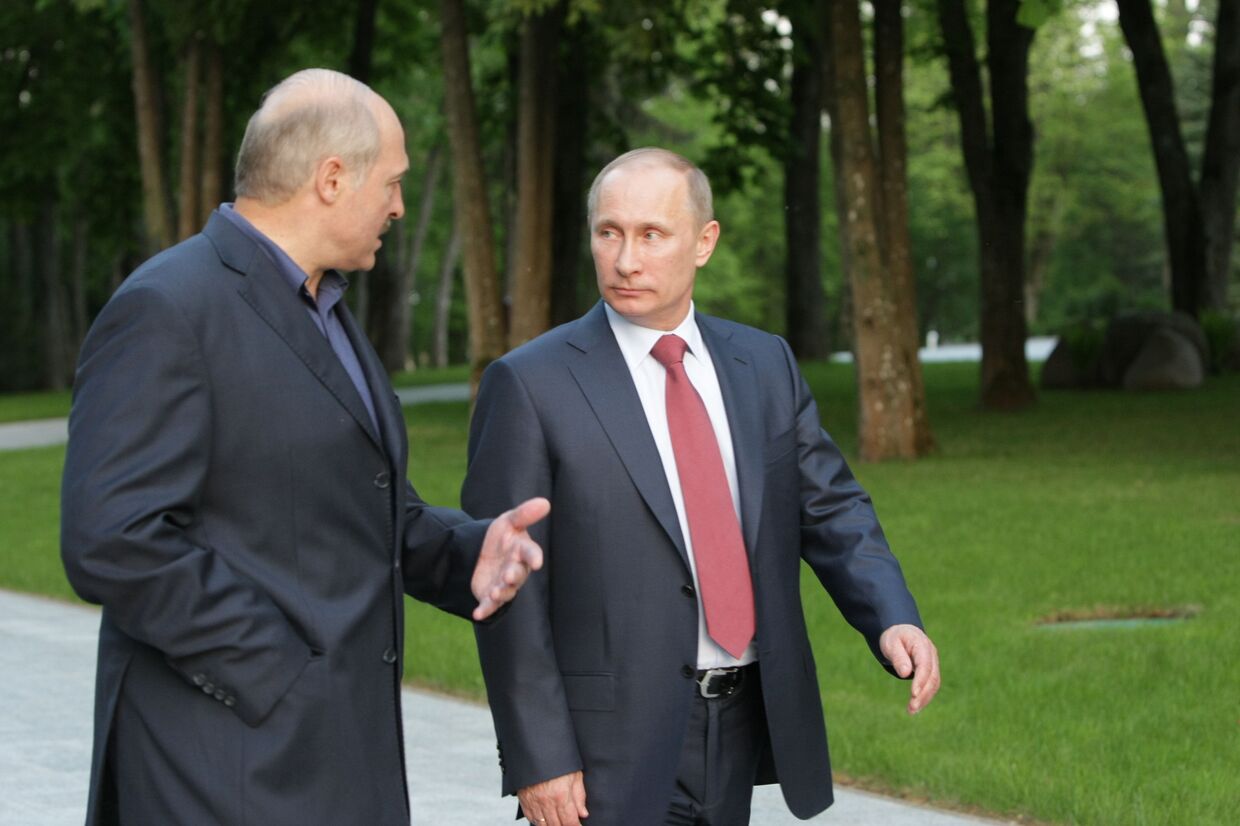 Встреча премьер-министра РФ Владимира Путина с президентом Белоруссии Александром Лукашенко