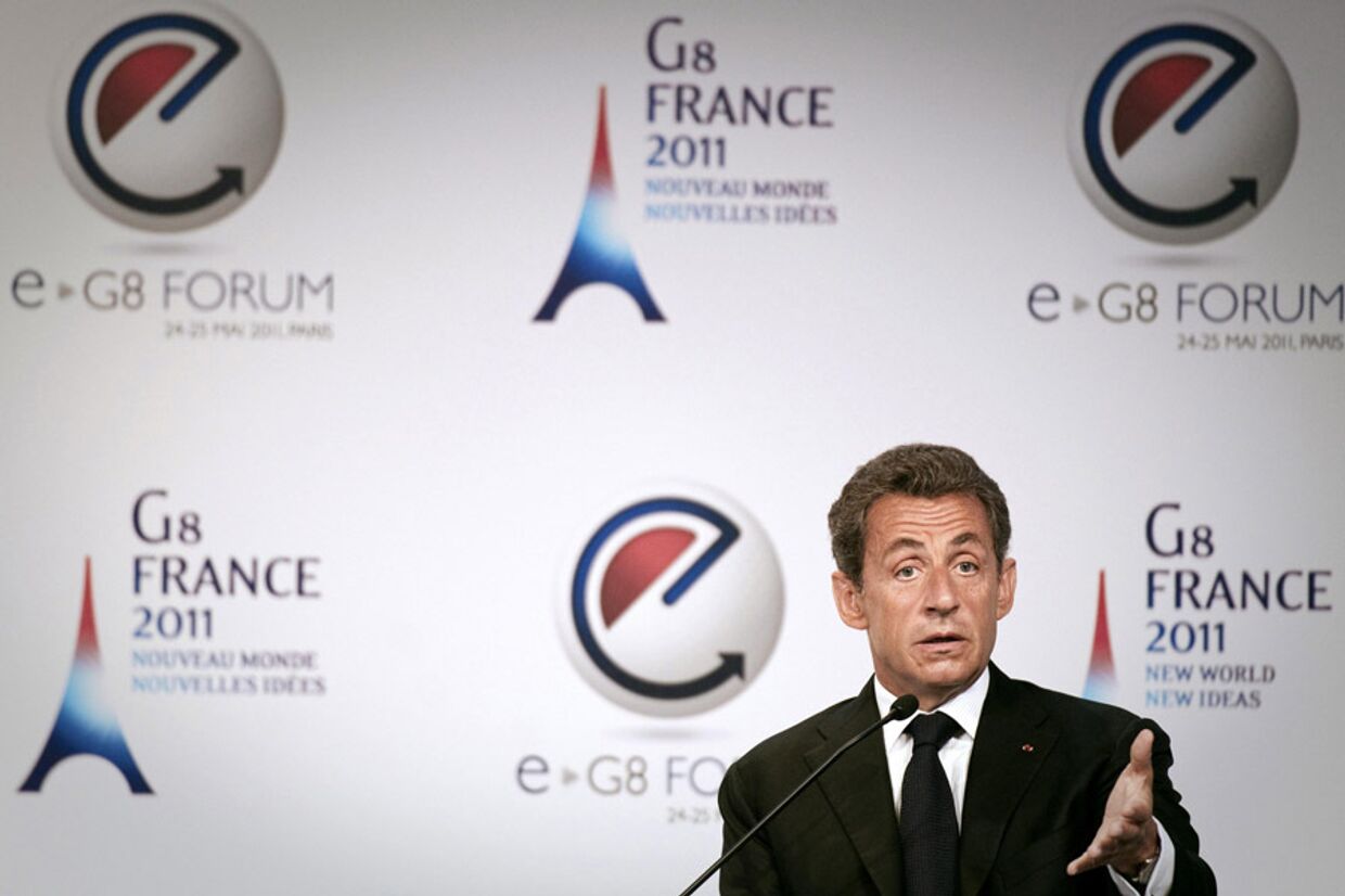 Через eG8 Саркози намерен добиться международного одобрения политики, принятой во Франции в области Интернета