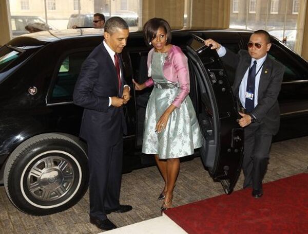 Барак и Мишель Обама в Букингемском дворце