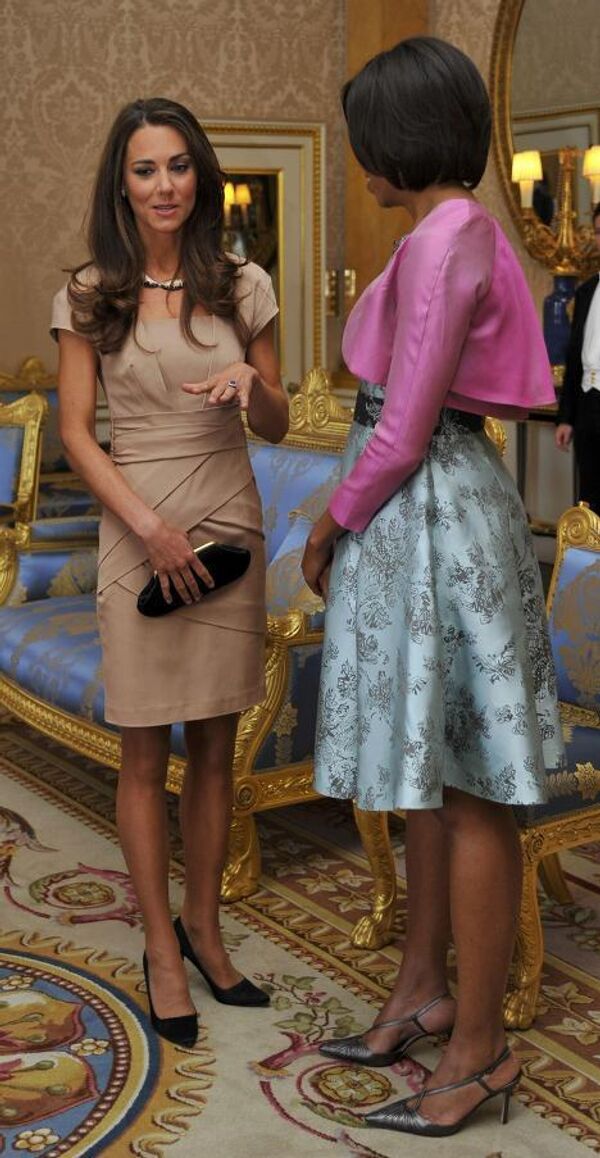 Кэтрин, герцогиня Кембриджская и Мишель Обама