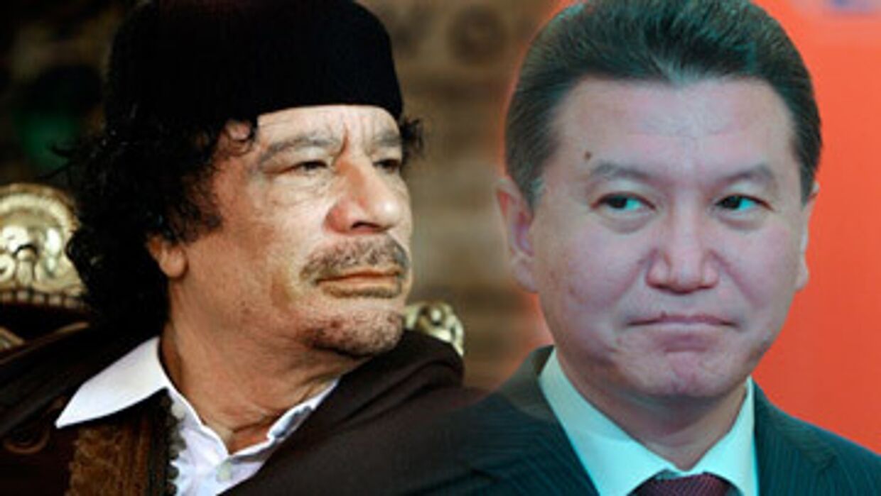 Кирсан Илюмжинов сел за стол в Триполи с Муамаром Каддафи