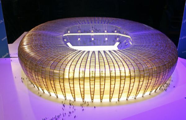 модель стадиона в Гданьске