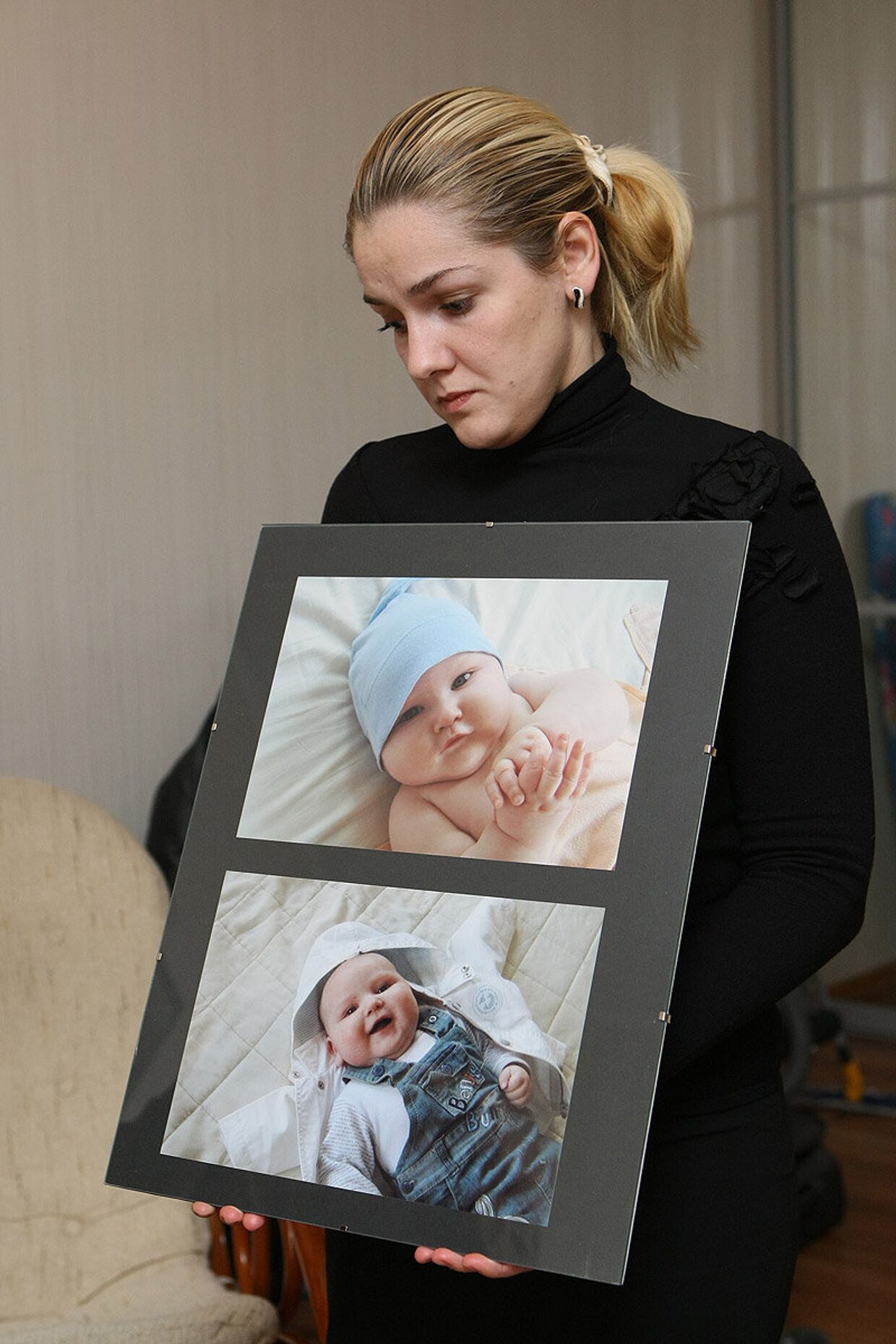 Дарья Макарова с фотографиями сына Максима