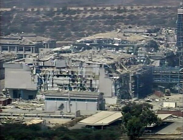 Последствия взрывов на военно-морской базе Эвангелос Флоракис в южной части Кипра
