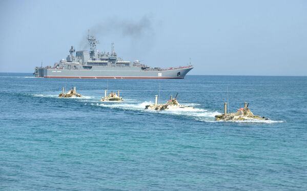 Учения Черноморского флота РФ в Севастополе