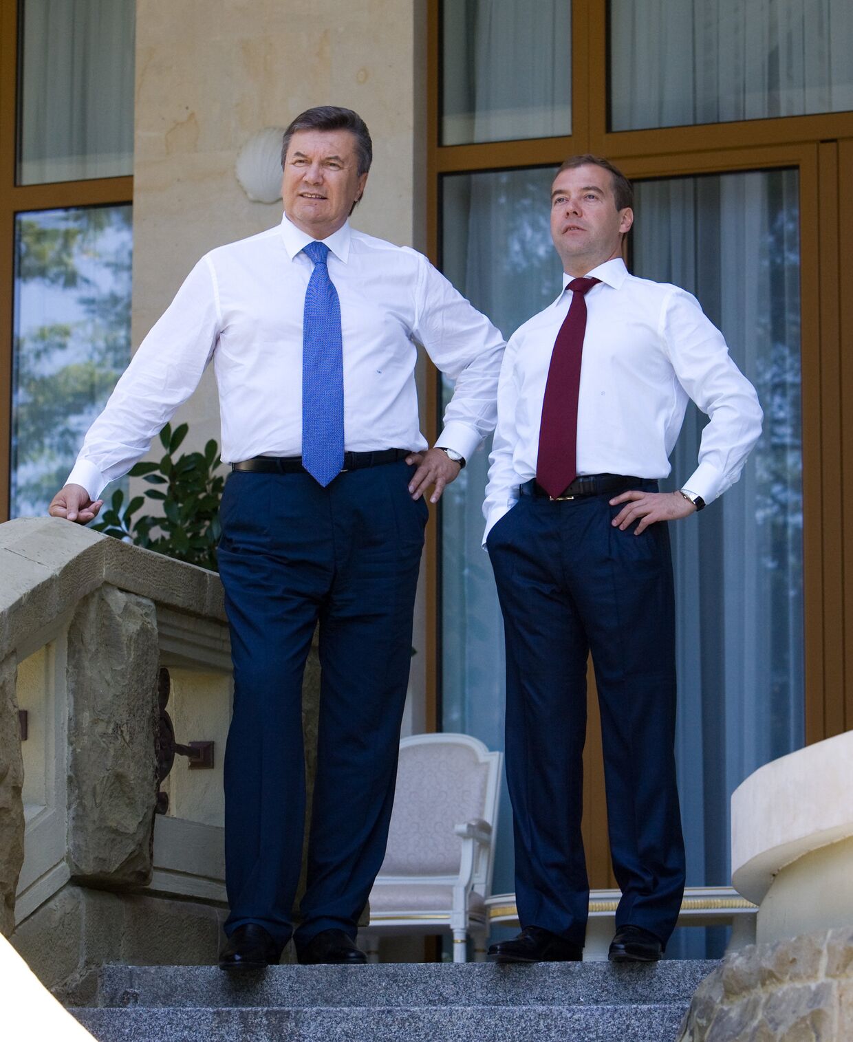 Президент РФ Д.Медведев принял в Сочи президента Украины В.Януковича