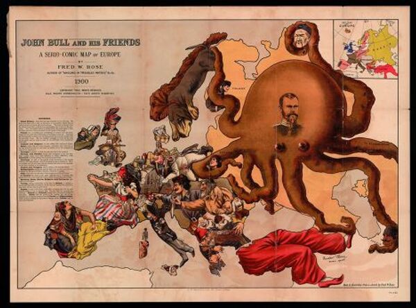 Сатирический карты европы
