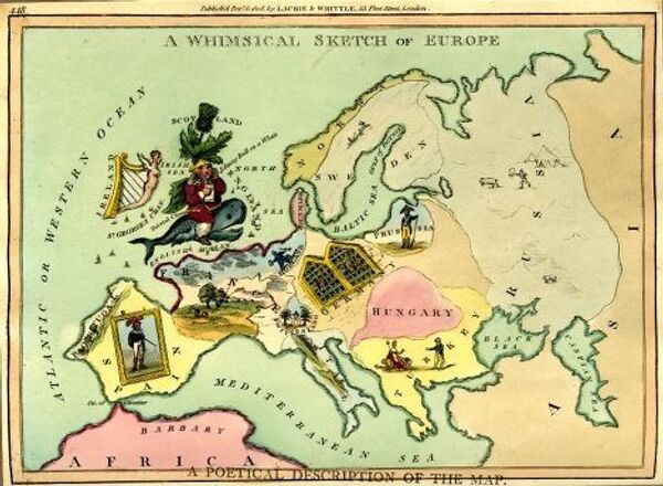 Сатирический карты европы