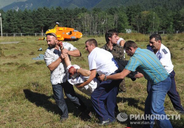 Крушение вертолета Ми-8 в Карачаево-Черкесии