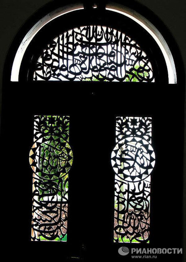 Окно в мечети