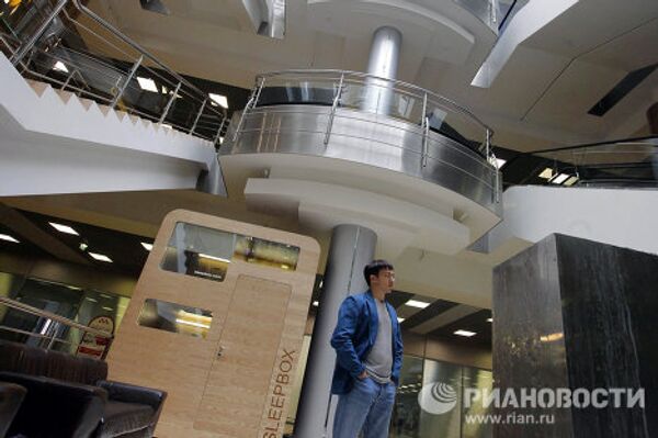 Капсулы отдыха Sleepbox установлены в столичном аэропорту Шереметьево